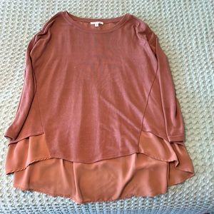 She + Sky khaki sweater M